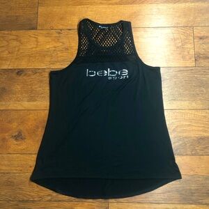 Bebe sport tank top size S